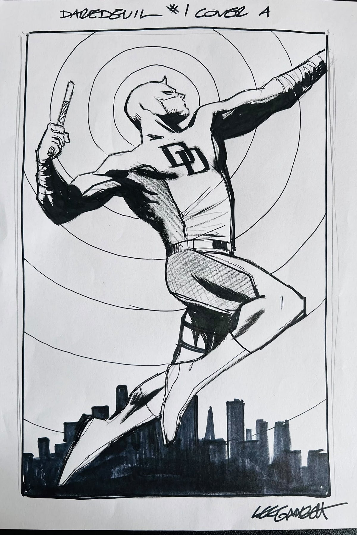 Daredevil #1 - Cover A Prelim - Original Art