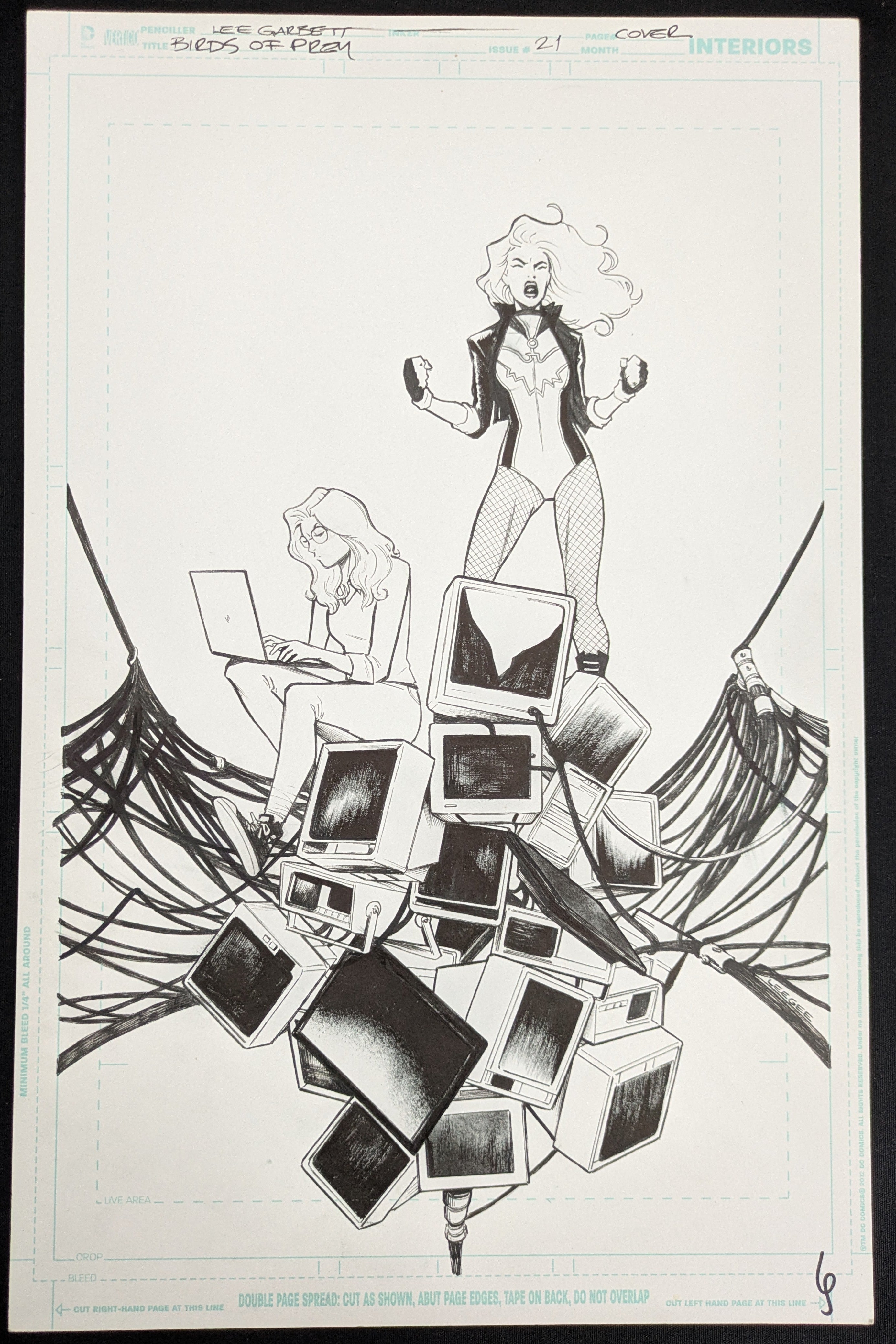 Birds of Prey #21 - Cover Art - Original Art