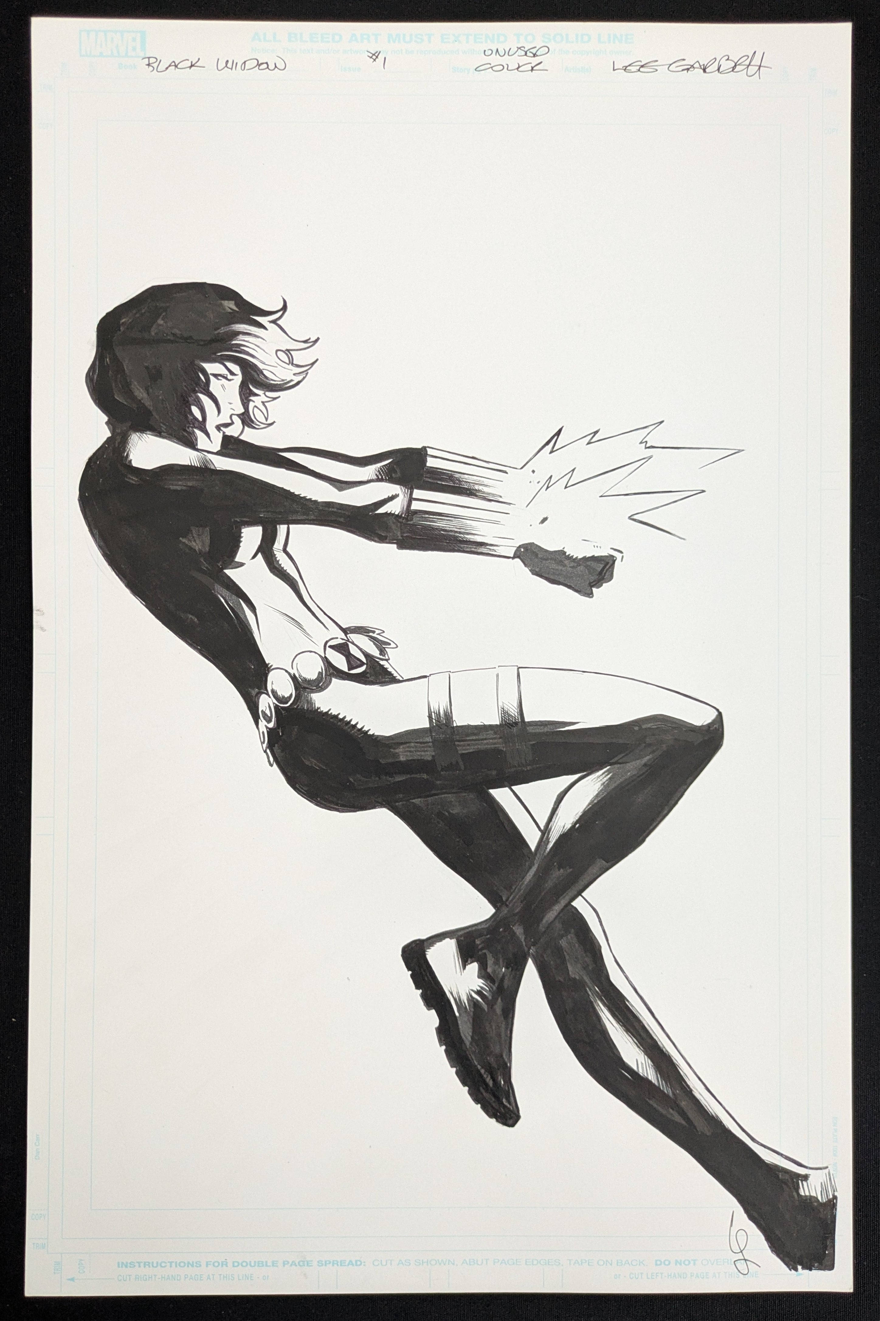 Black Widow #1 - Unused Cover Art - Original Art