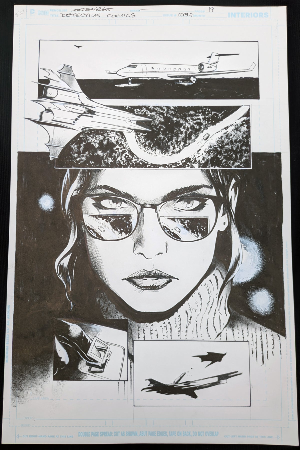Original Lee Garbett artwork for Batman Detective Comics #1047 page 19