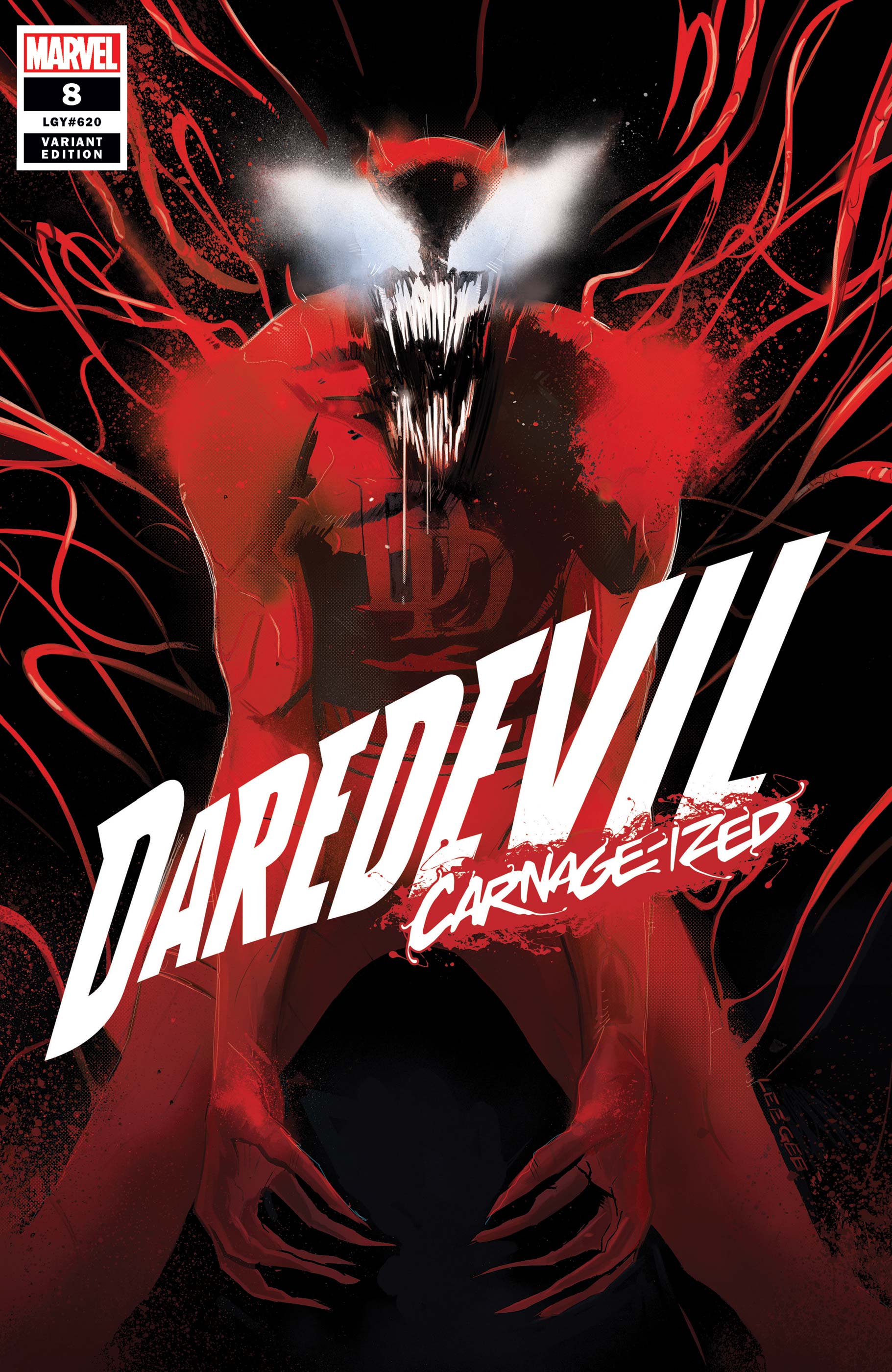 Daredevil #8 – Carnage-ized Variant Cover – Original Art