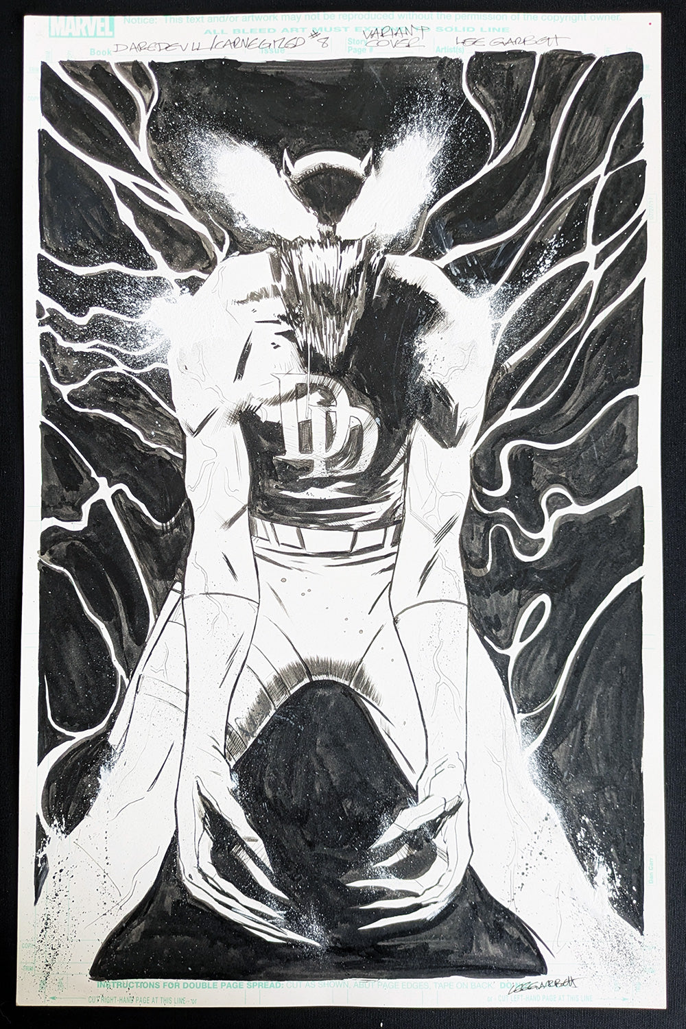 Daredevil #8 – Carnage-ized Variant Cover – Original Art