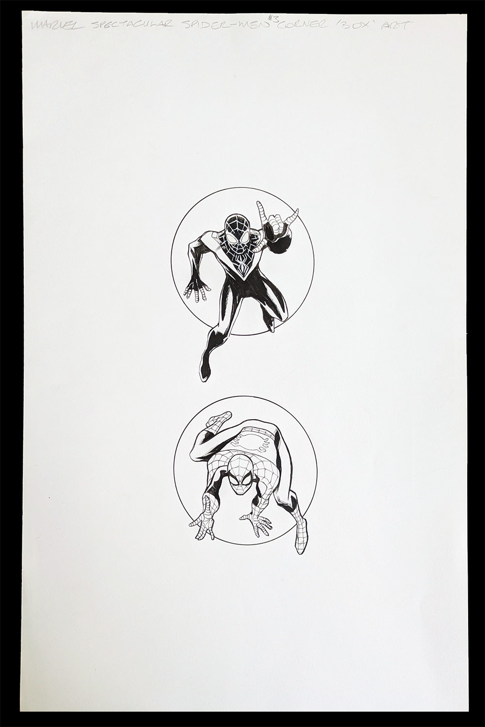 Spectacular Spider-Men #3 – Cover Box Art – Original Art