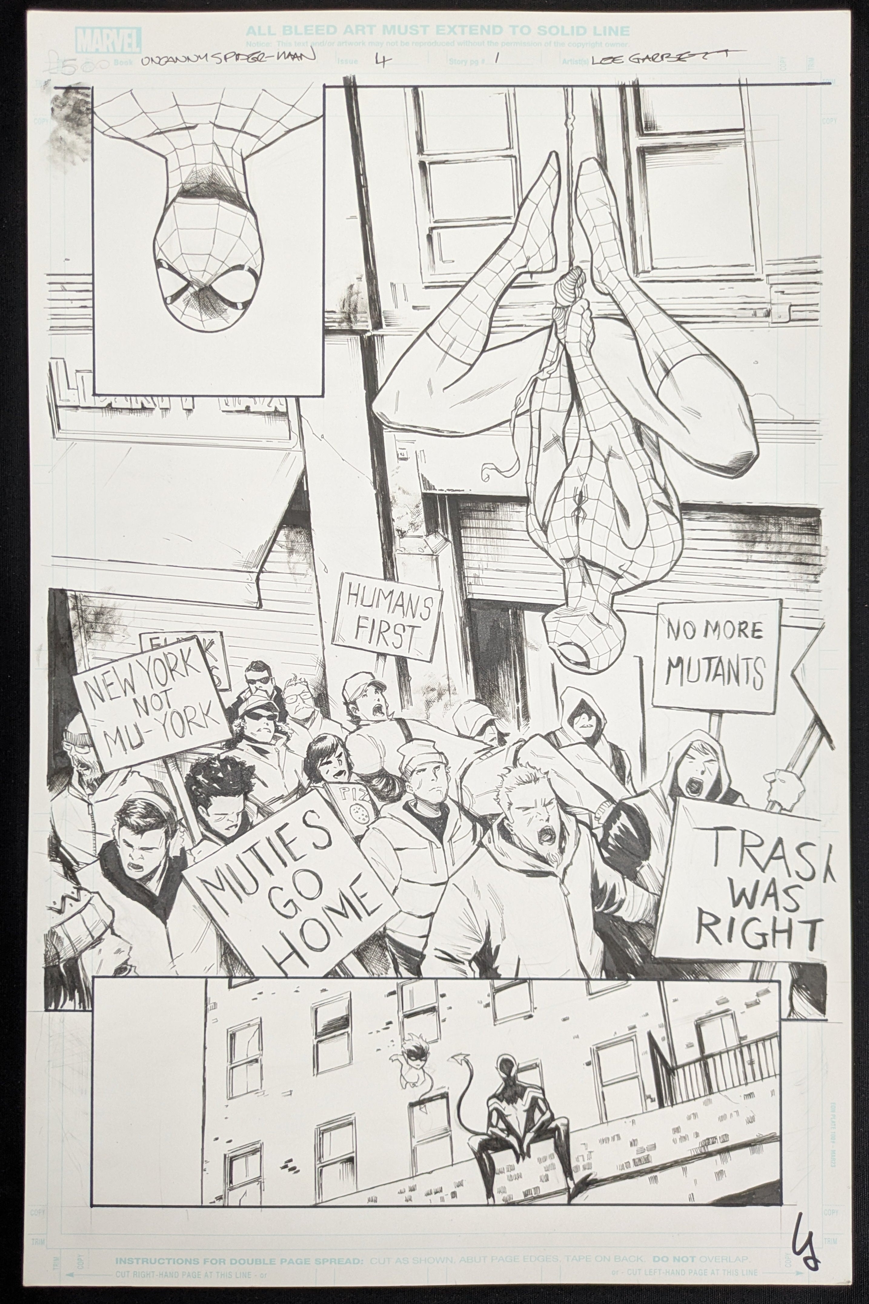 Uncanny Spider-Man #4 - Page 1 - Original Art
