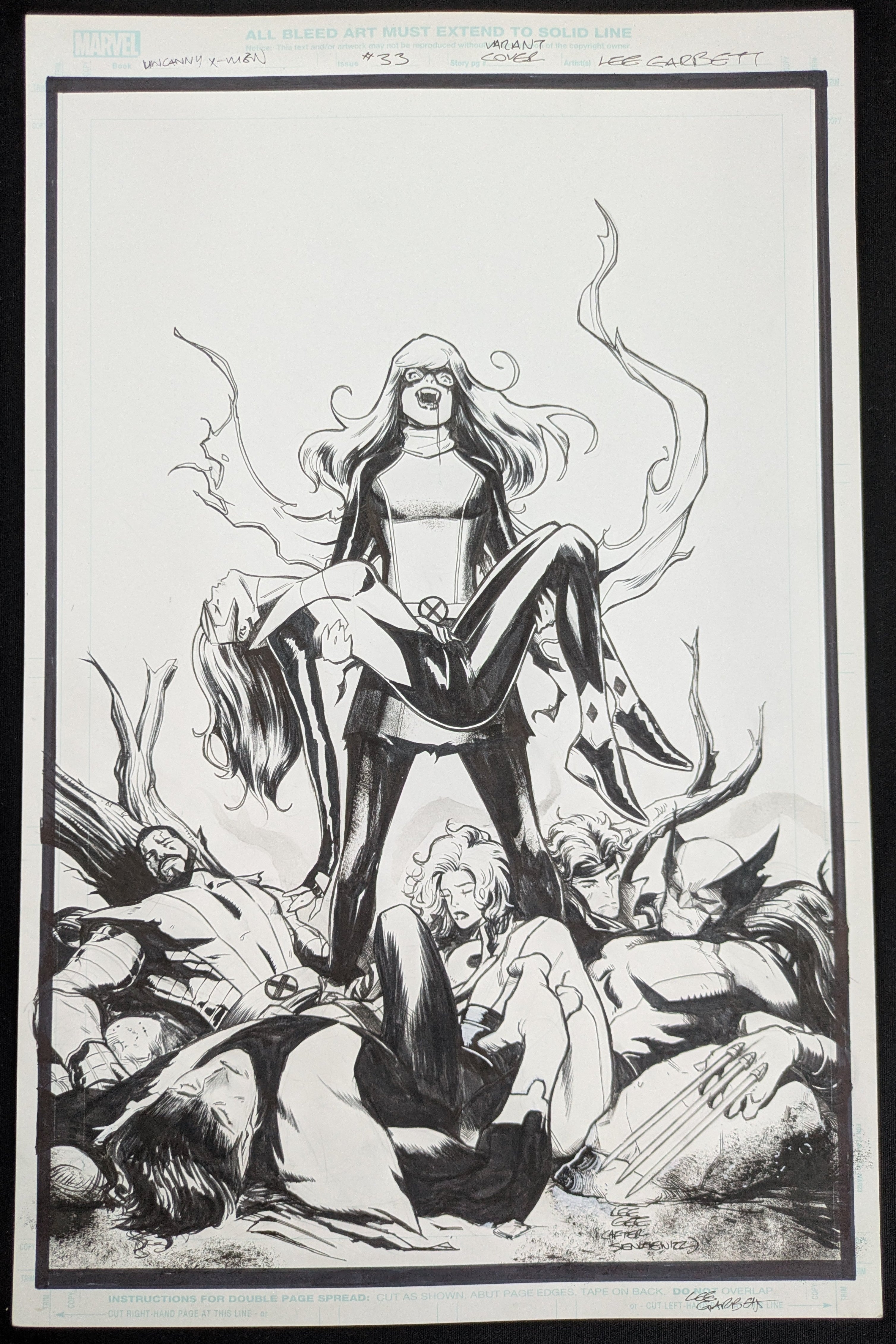 Uncanny X-Men #33 - Variant Cover - Original Art