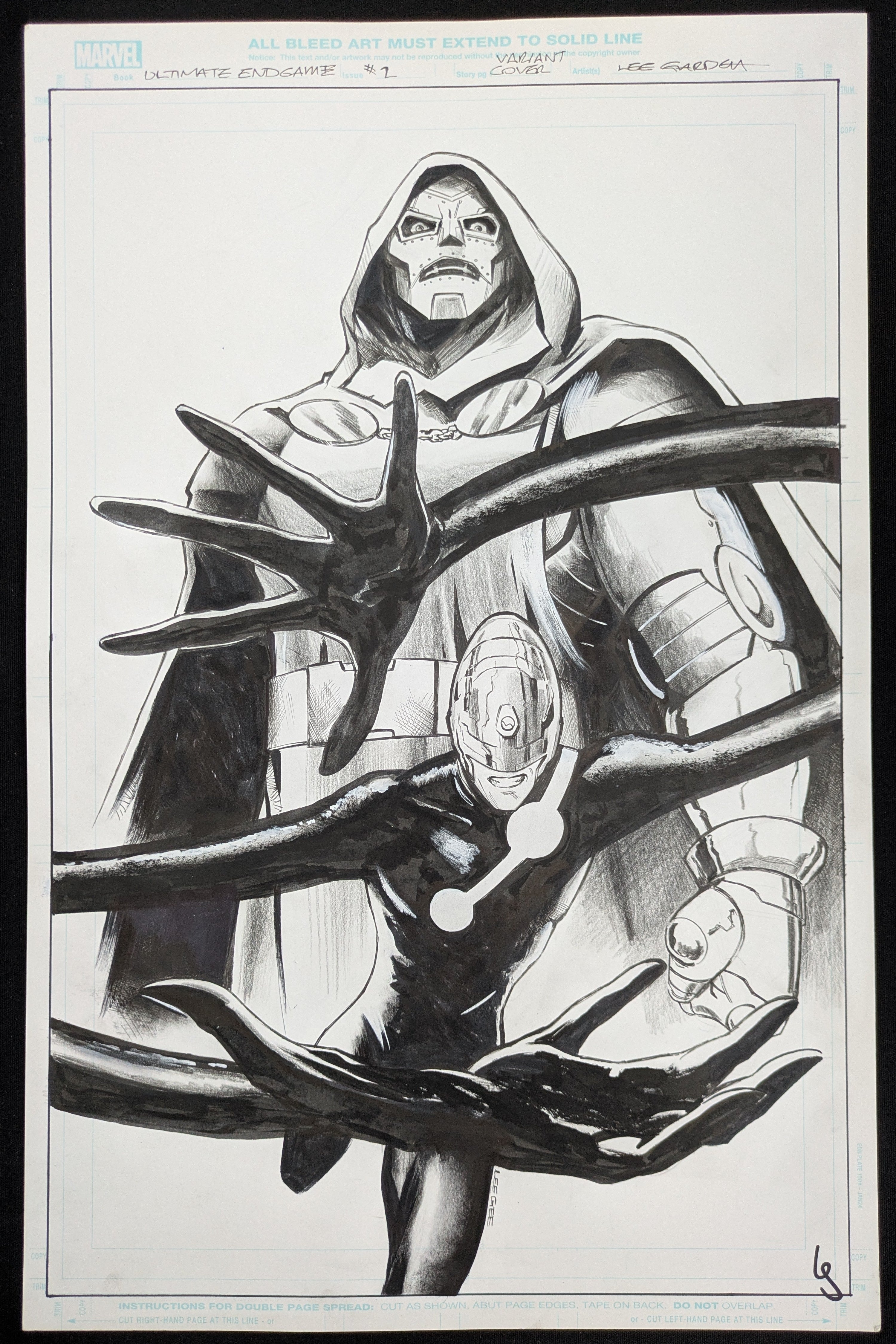 Ultimate Endgame #2 - Cover Art - Original Art