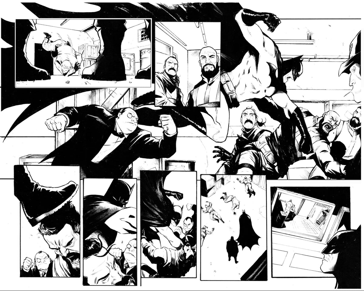 Batman: Detective Comics #1048 - Double Page Spread - Original Art