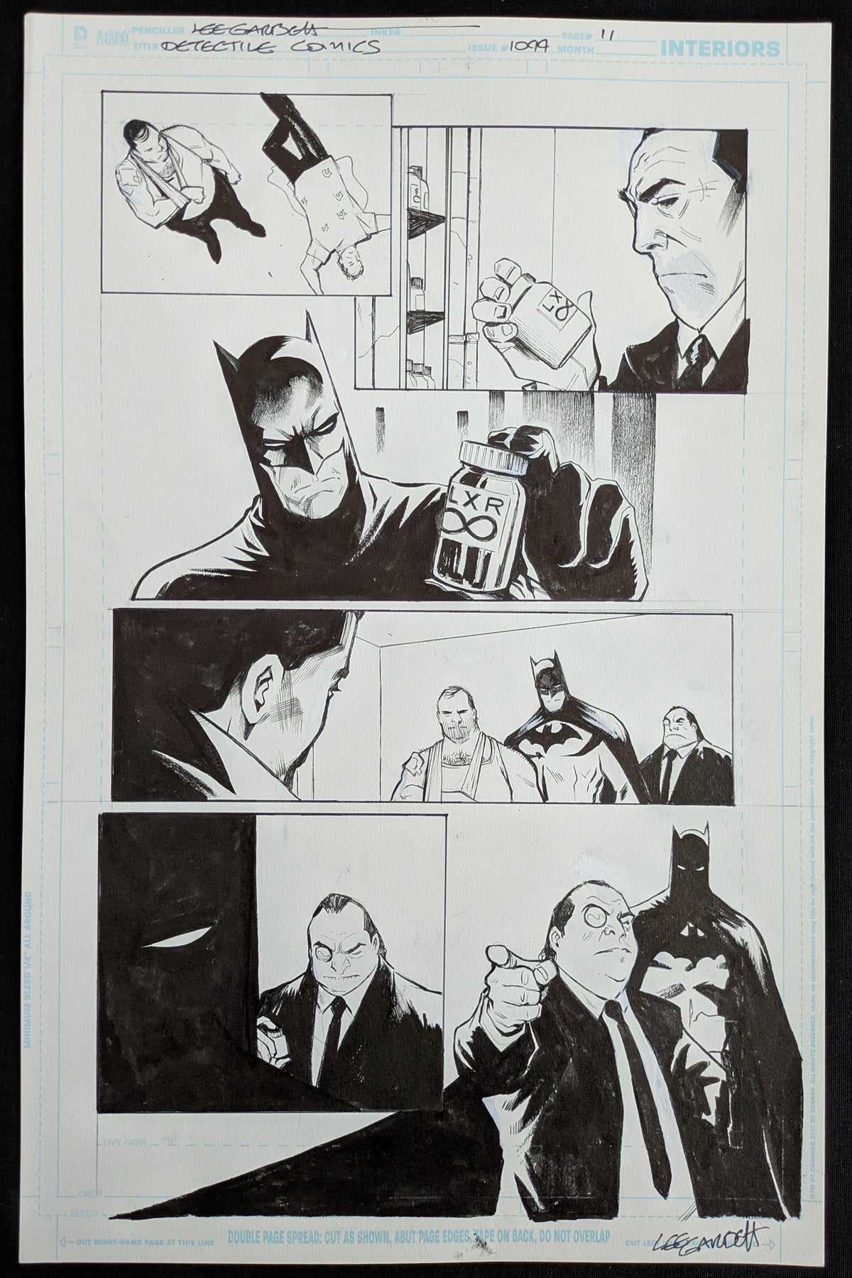 Original Lee Garbett artwork for Batman Detective Comics #1048 page 11